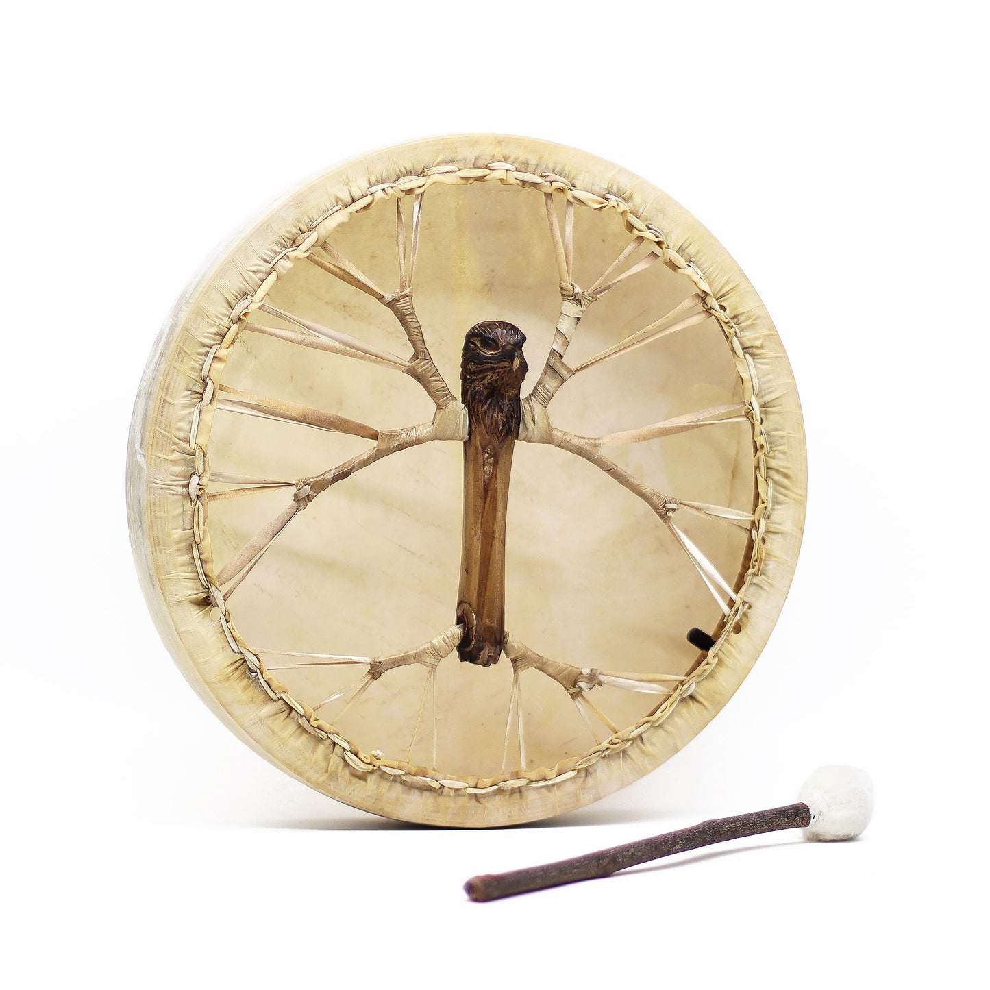 Spirit of the Eagle – Schamanentrommel mit Schlegel, stimmbar – 40cm