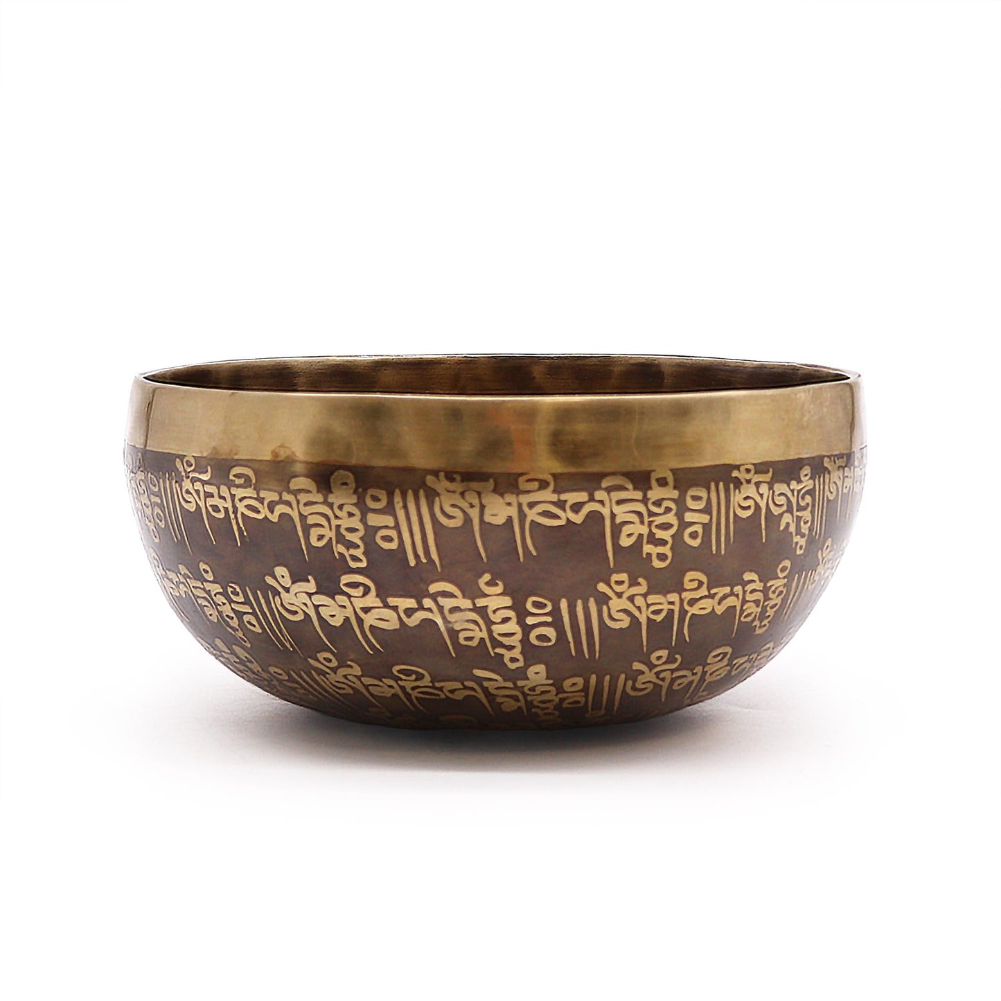 Tibetische Heilklangschale Graviert – Mantra 16cm (Nepal)