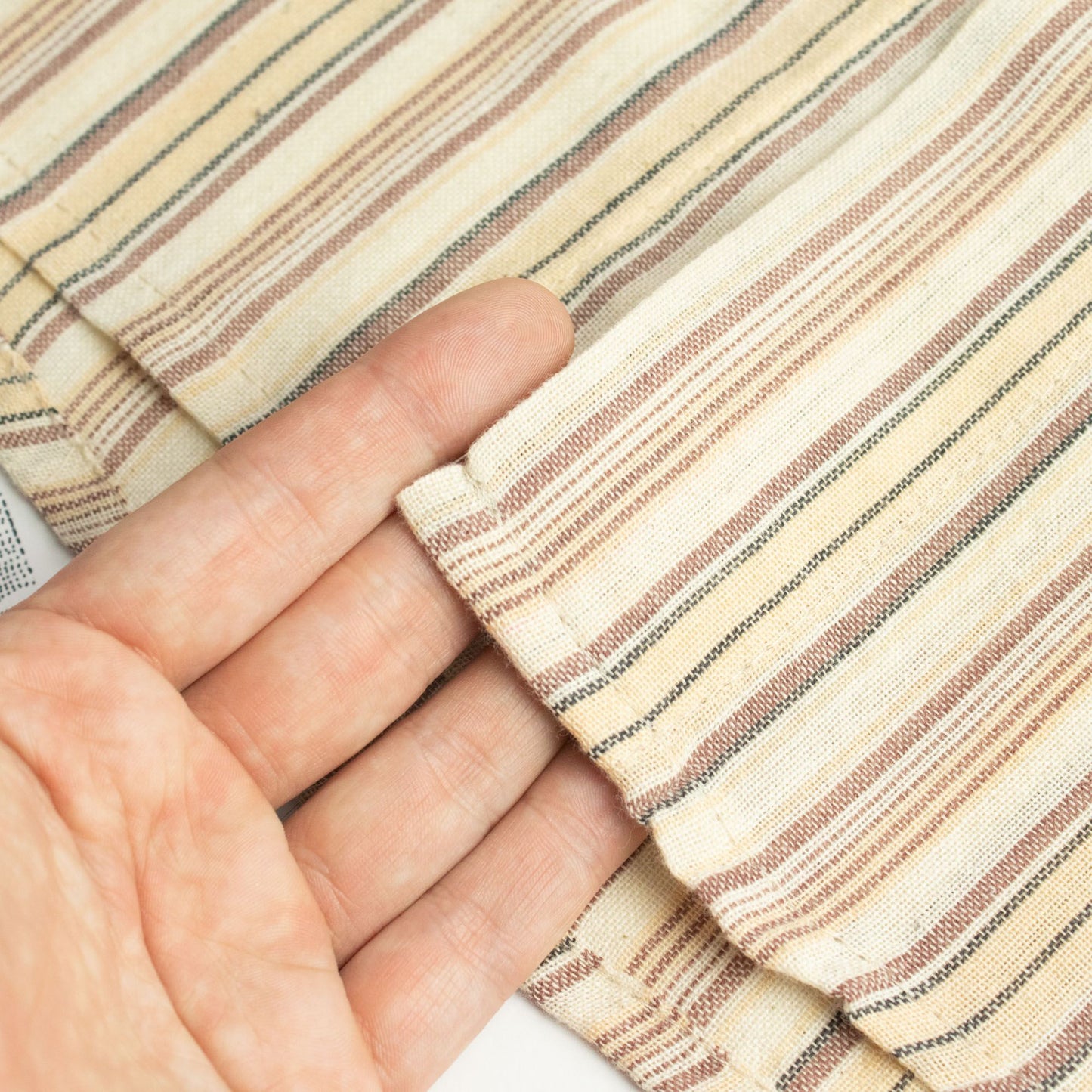 Nomad Sari Grandad Shirt – Brown Beige – Größe L