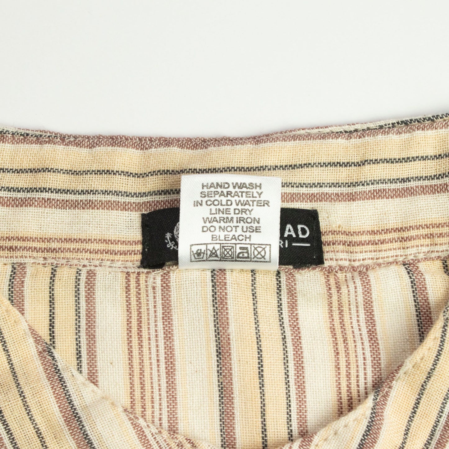 Nomad Sari Grandad Shirt – Brown Beige – Größe L