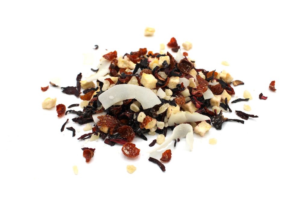 50g Früchtetee – Piña Colada & Tropische Früchte | Hidden Islands Blend
