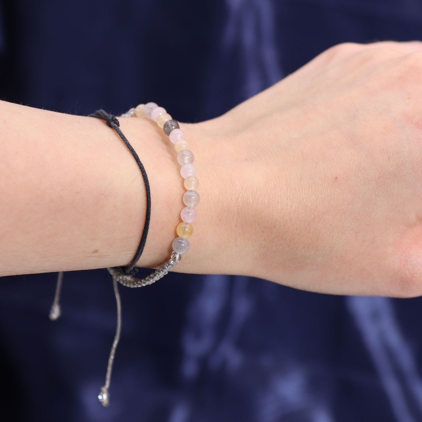 Sternzeichen Kristallkerze & Edelstein-Armband – Zwillinge (Gemini)