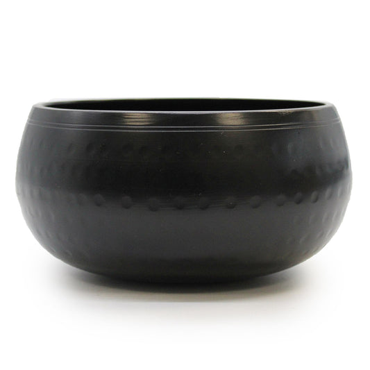 Tibetische Klangschale Schwarz Gehämmert – Mittel 15cm