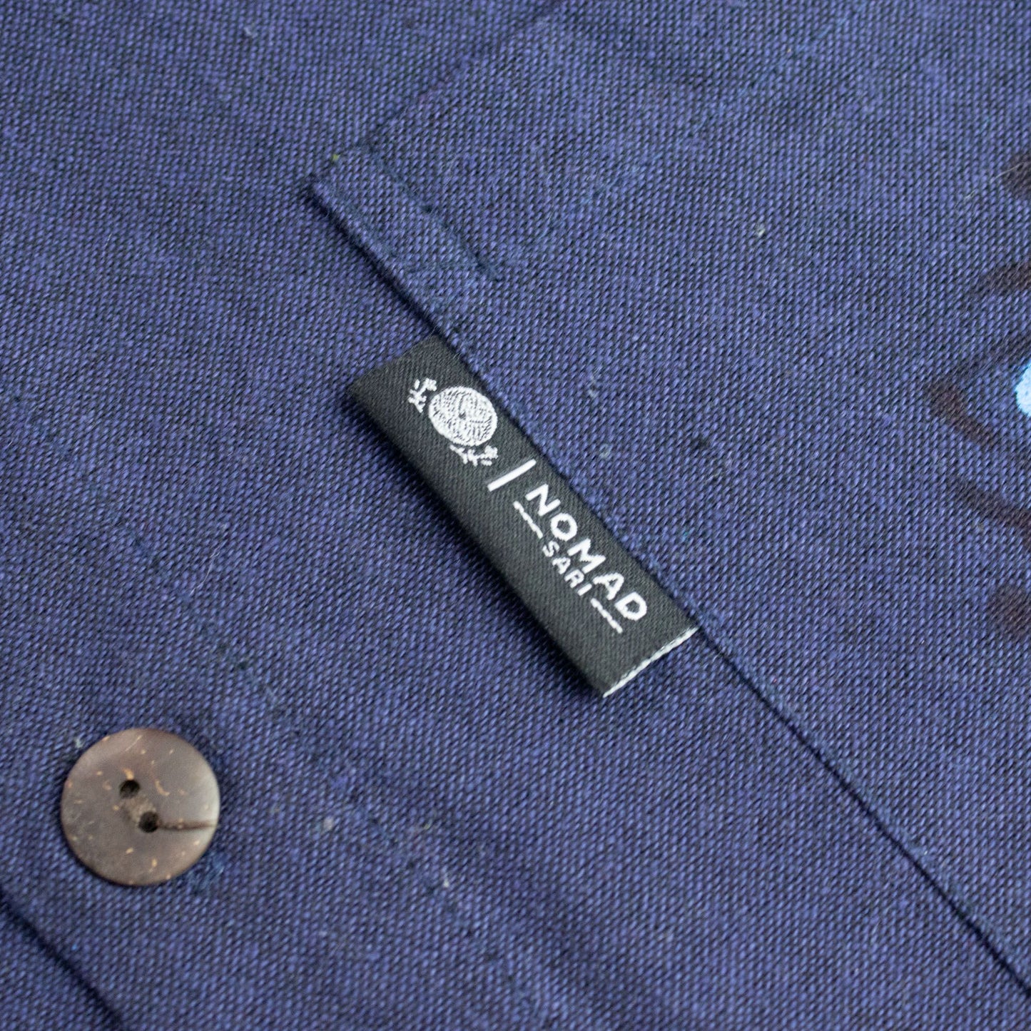 Nomad Sari Kathmandu Shirt – Indigo – Größe L