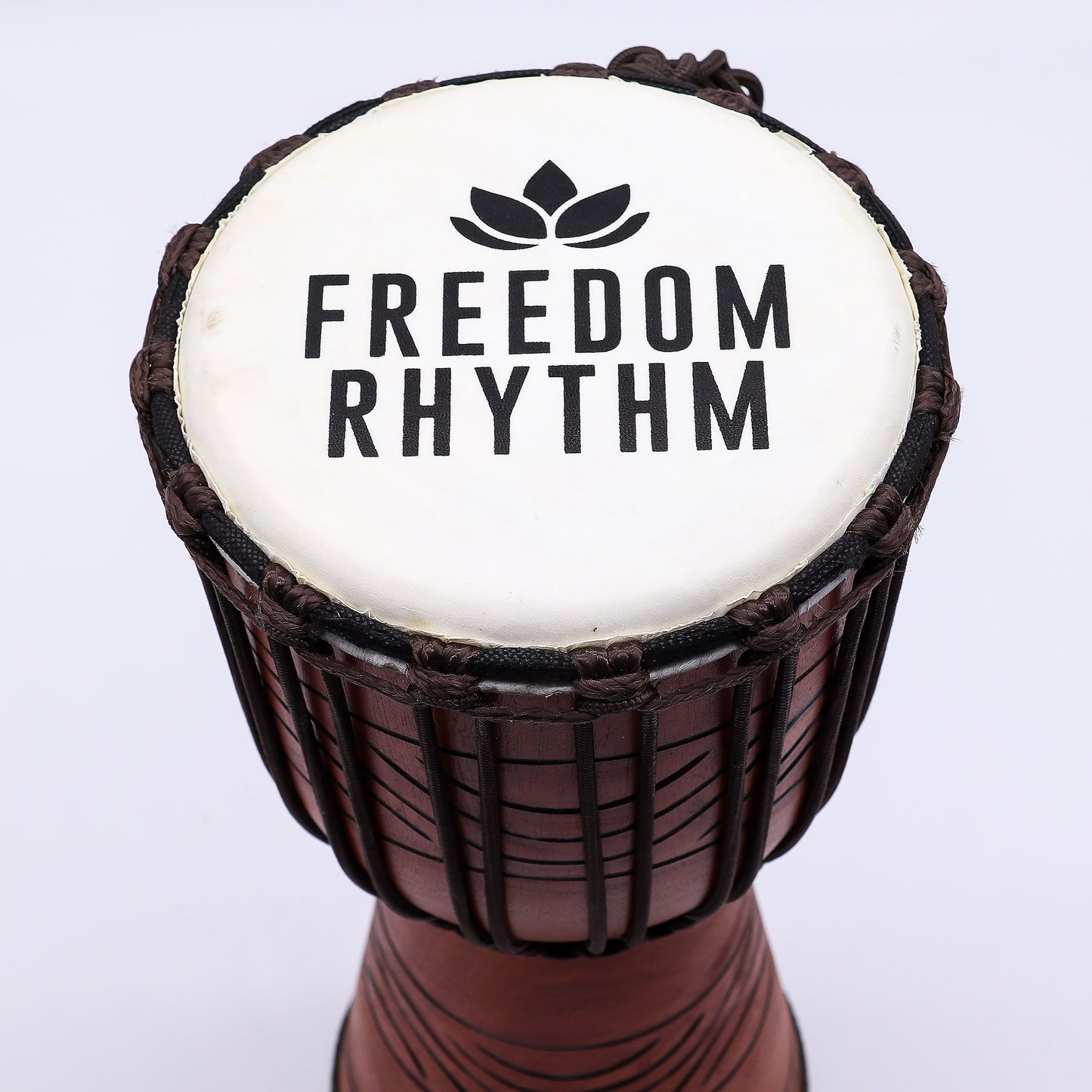 Pro Djembe Trommel Mittel – Freedom Rhythm (hoch) 40cm / 18cm Ø