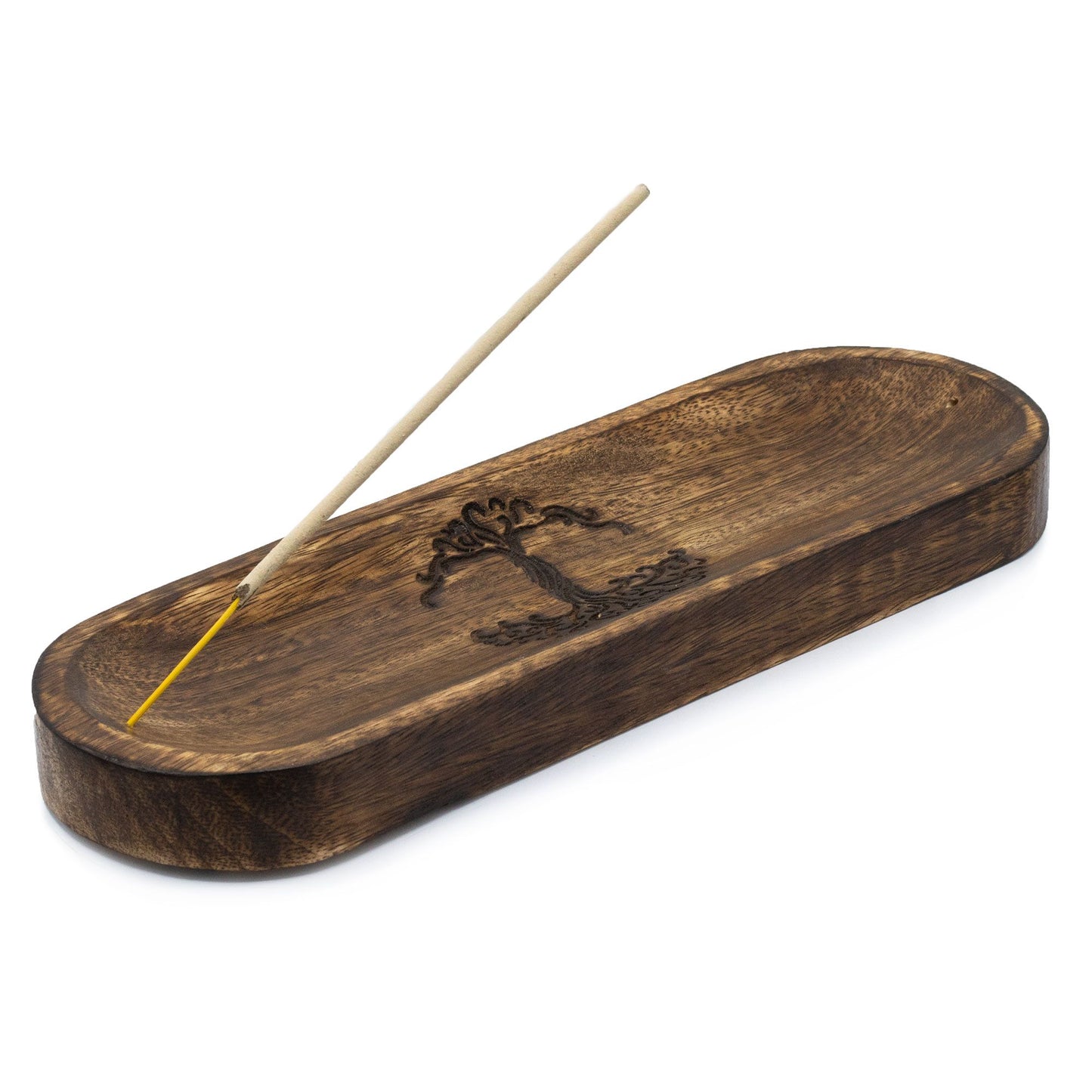 Große Räucherstäbchen-Ablage 30x10cm – Lebensbaum