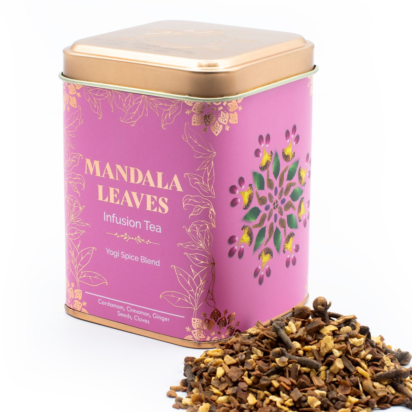 50g Gewürztee – Zimt, Ingwer & Kardamom | Yogi Spice Blend (Dose)