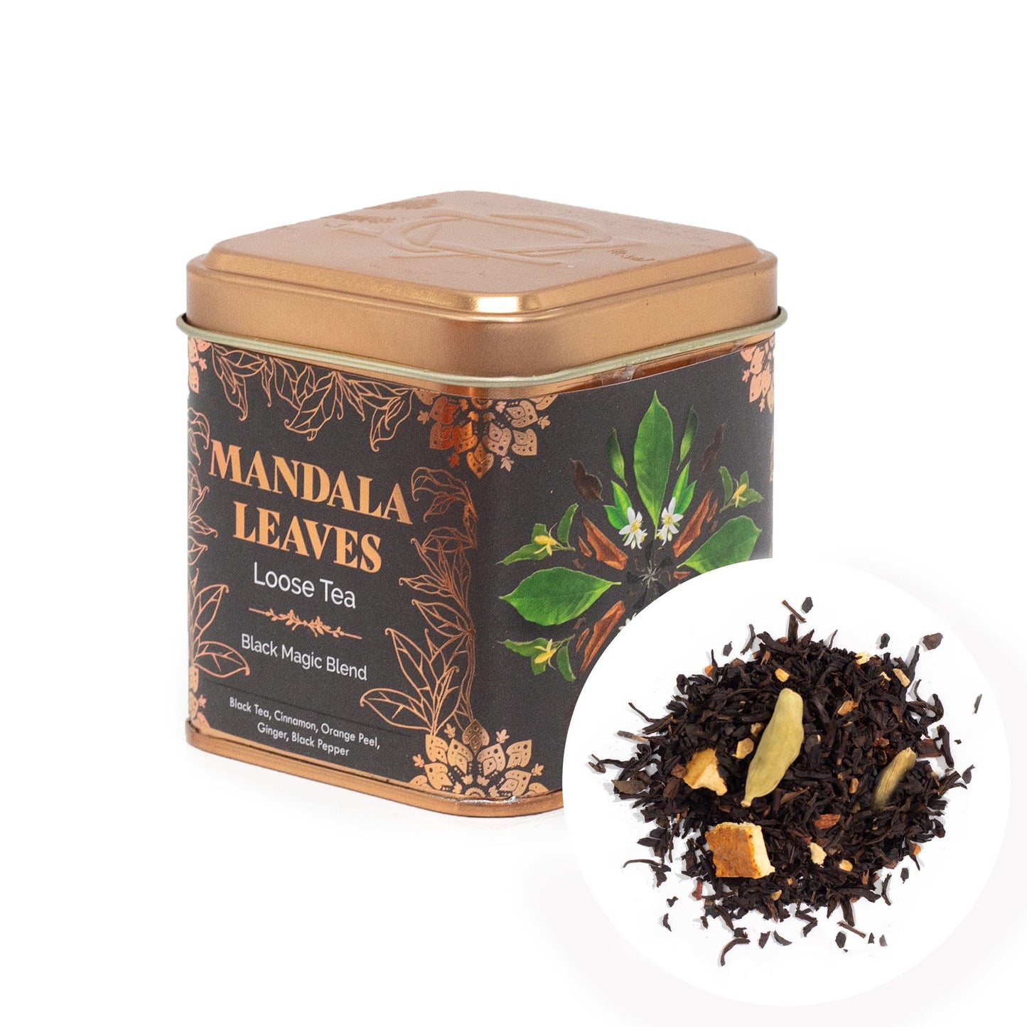 50g Schwarztee – Zimt, Ingwer & Gewürze | Black Magic Blend (Dose)