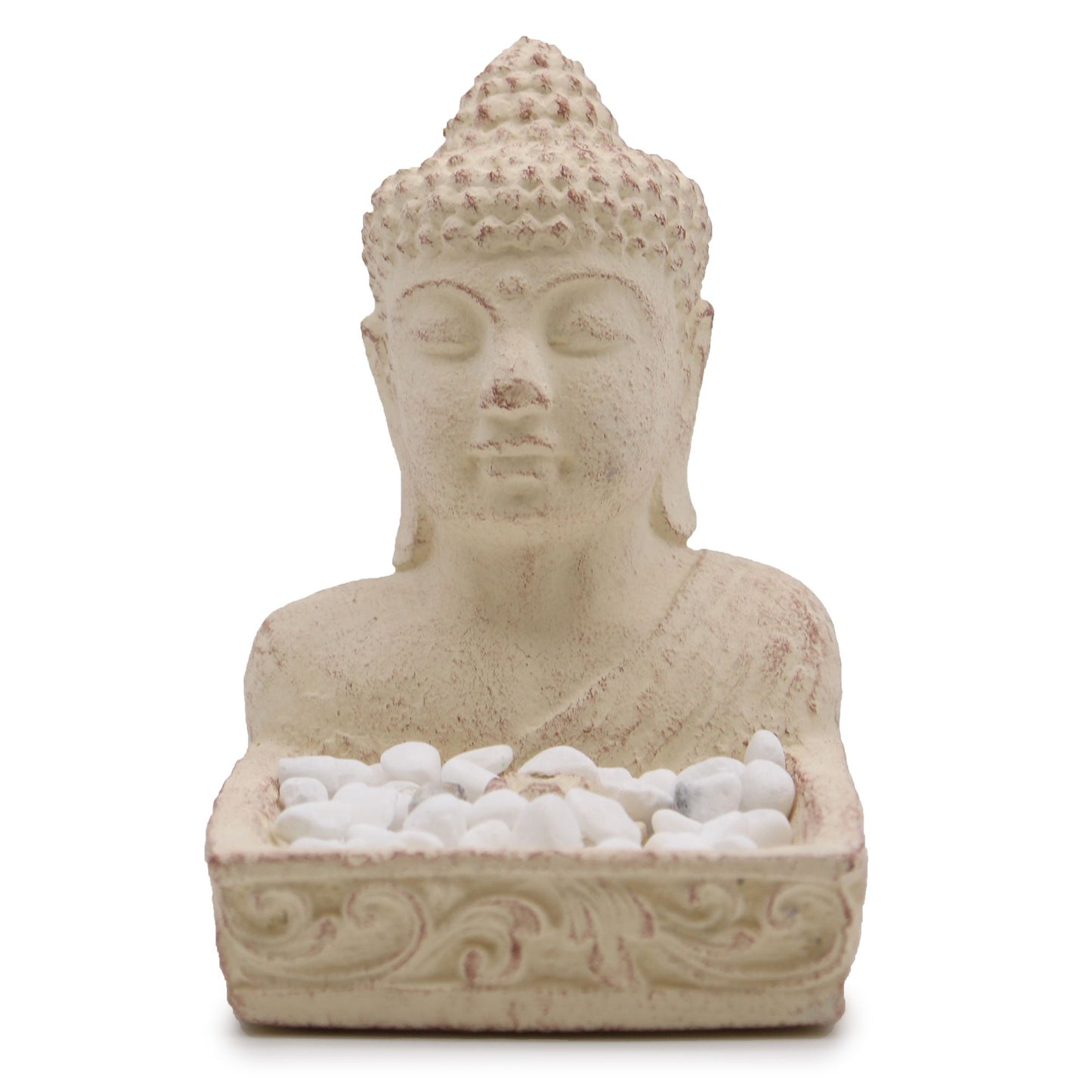 Buddha Feng-Shui Räucherstäbchen-Halter (Creme)