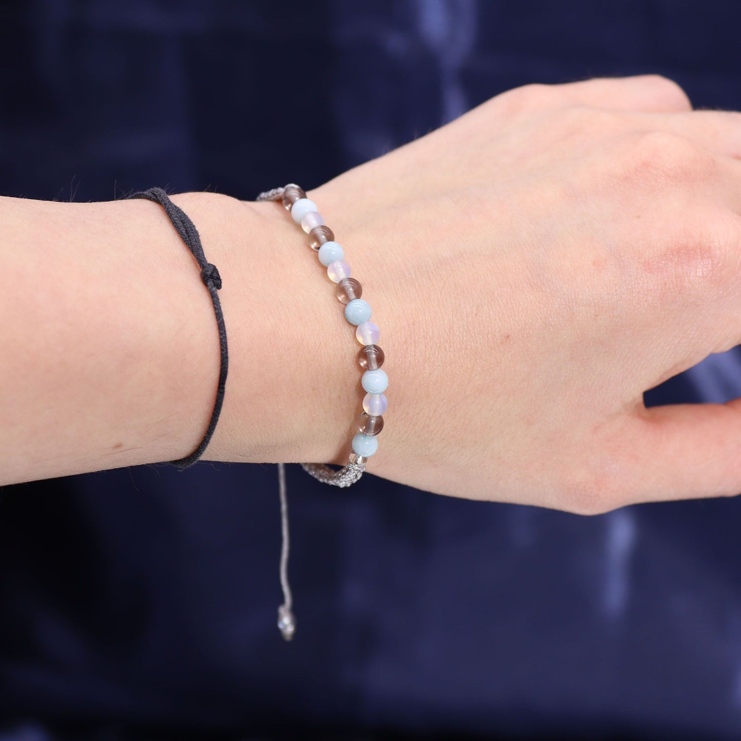 Sternzeichen Kristallkerze & Edelstein-Armband – Krebs (Cancer)