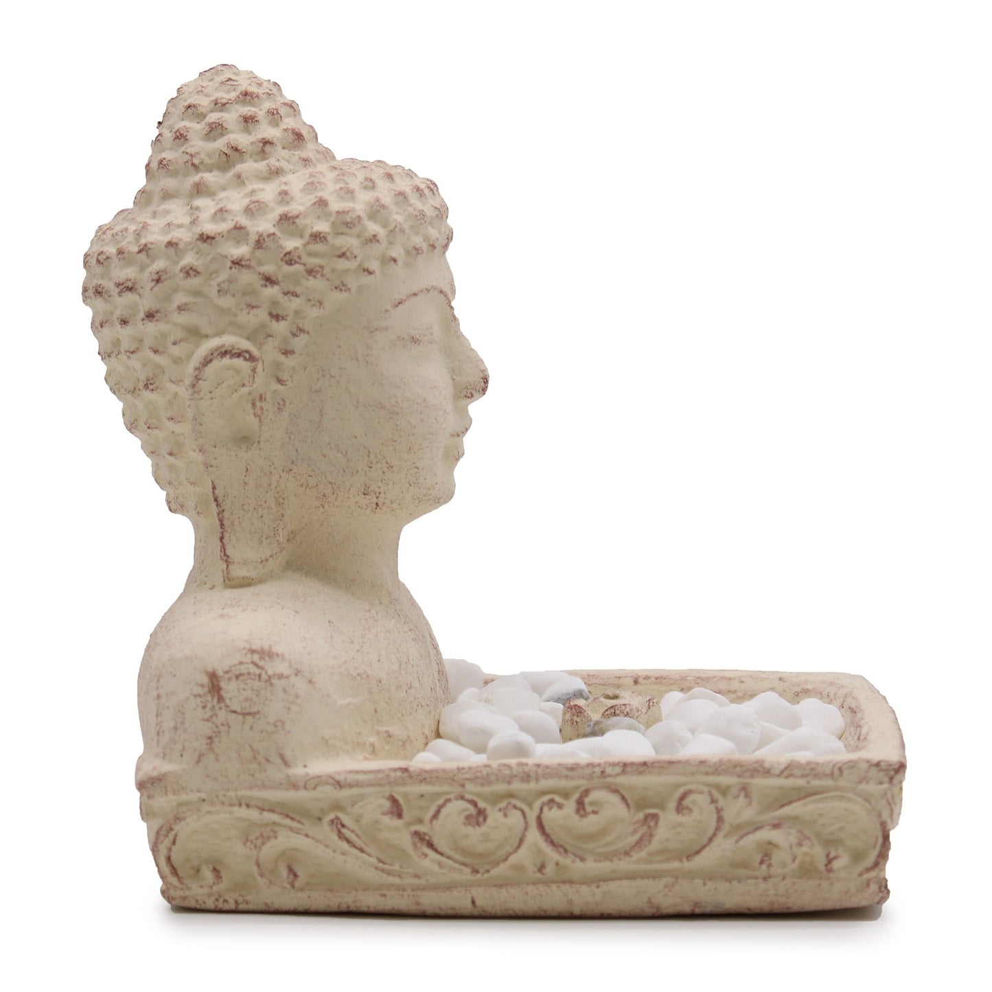 Buddha Feng-Shui Räucherstäbchen-Halter (Creme)