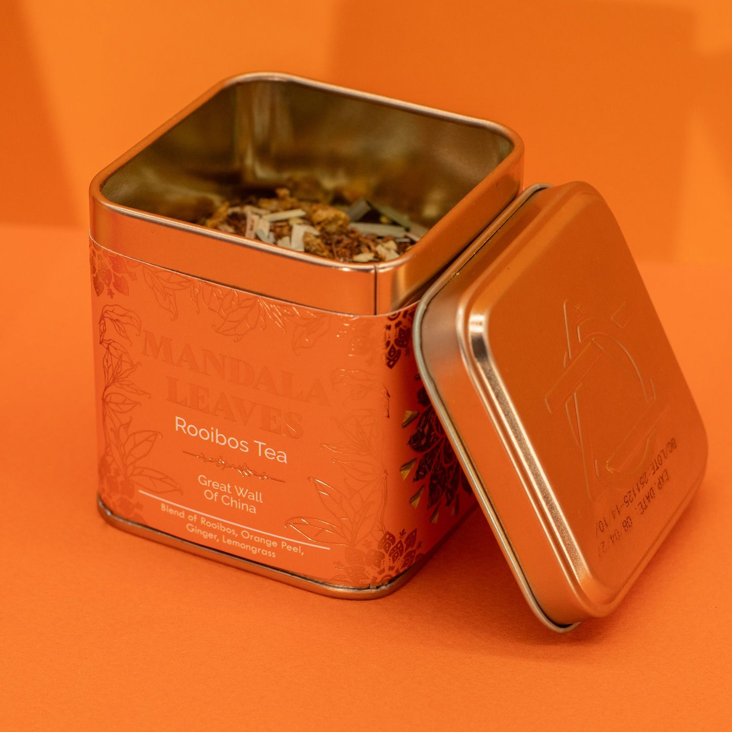 50g Rooibos Tee – Orange, Ingwer & Zitronengras | Great Wall of China (Dose)