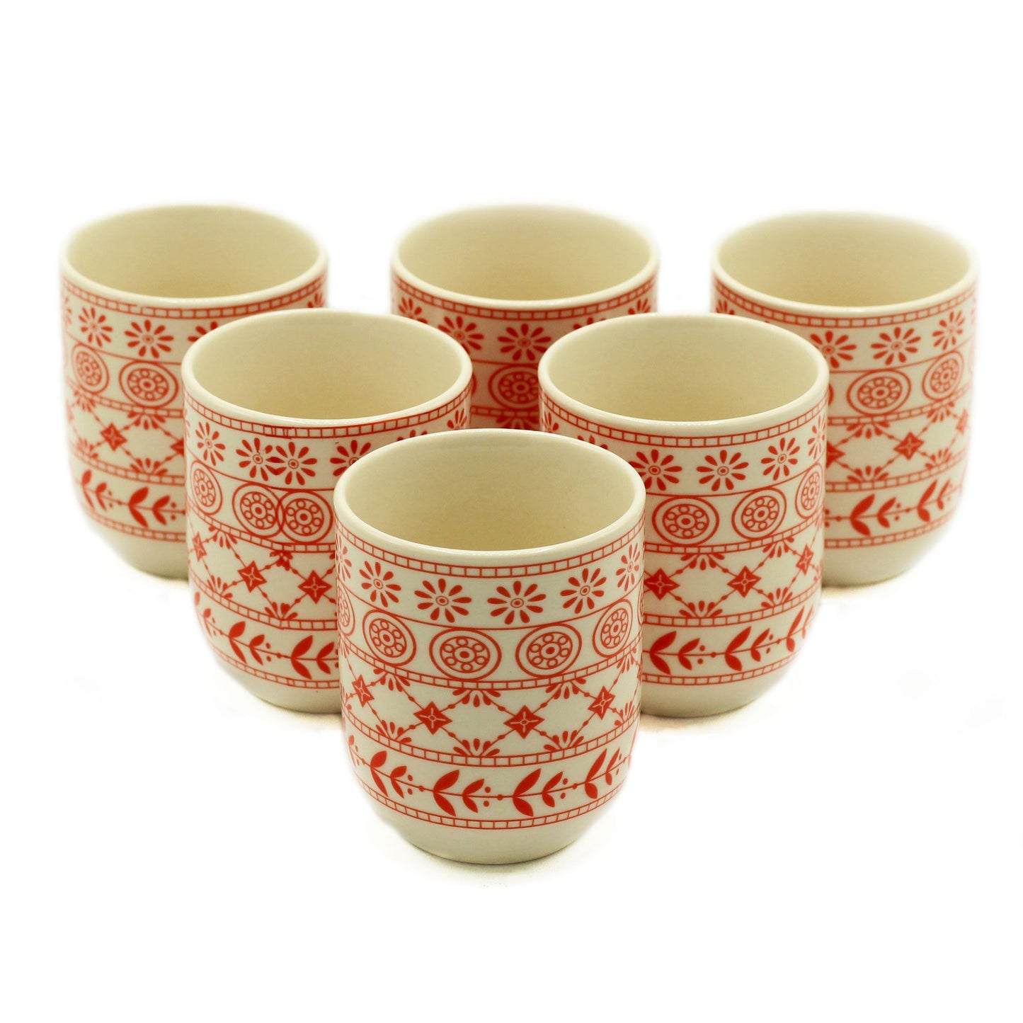 Kräutertee Tassen 6er-Set – Amber