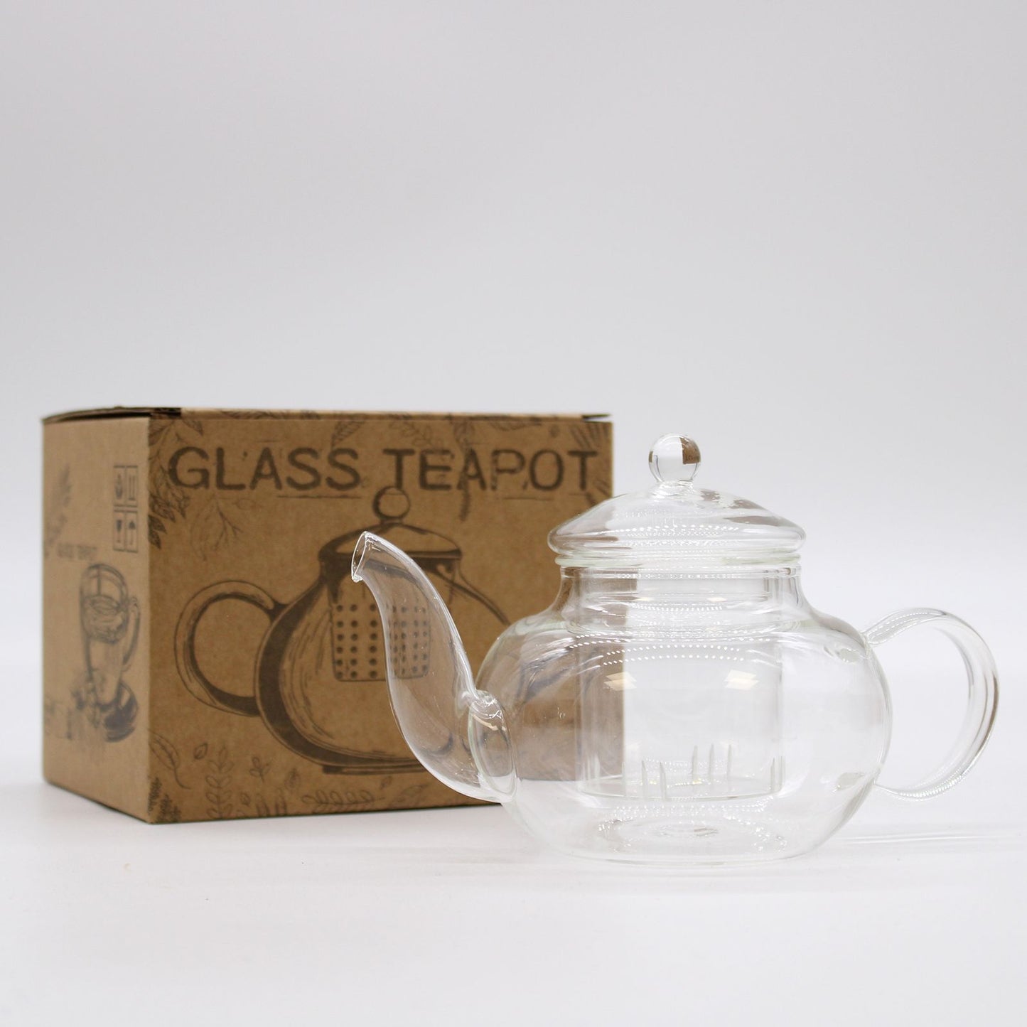 Glas-Teekanne Runde Perle II – 400ml