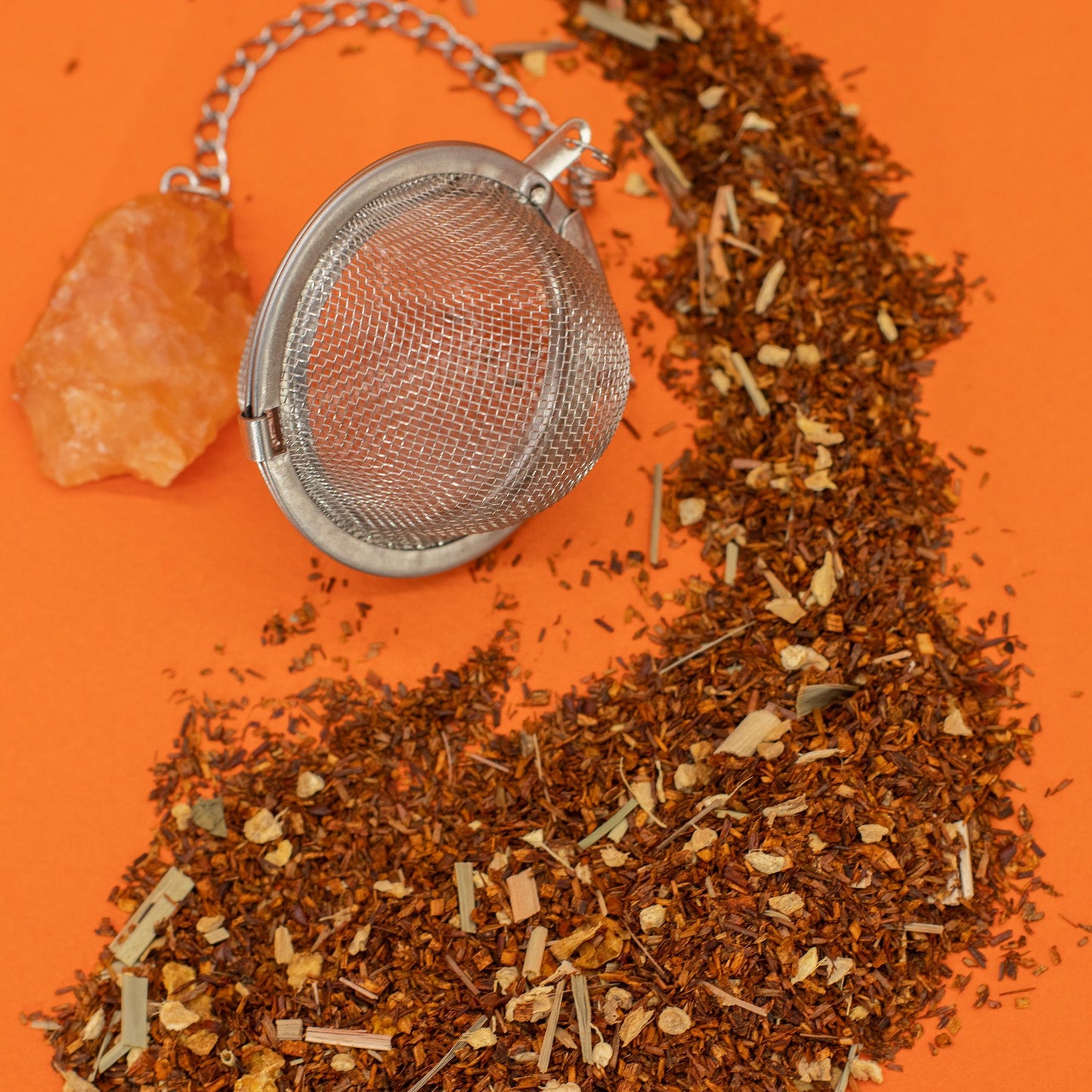 50g Rooibos Tee – Orange, Ingwer & Zitronengras | Great Wall of China (Dose)