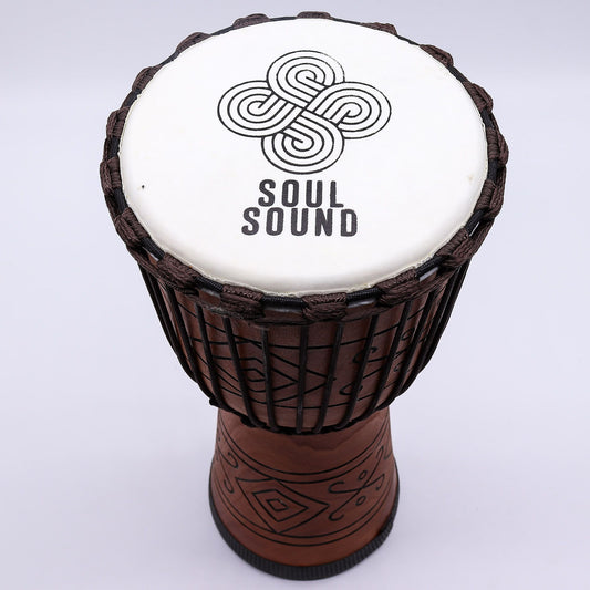 Pro Djembe Trommel Groß – Soul Sound (tief) 50cm / 22cm Ø
