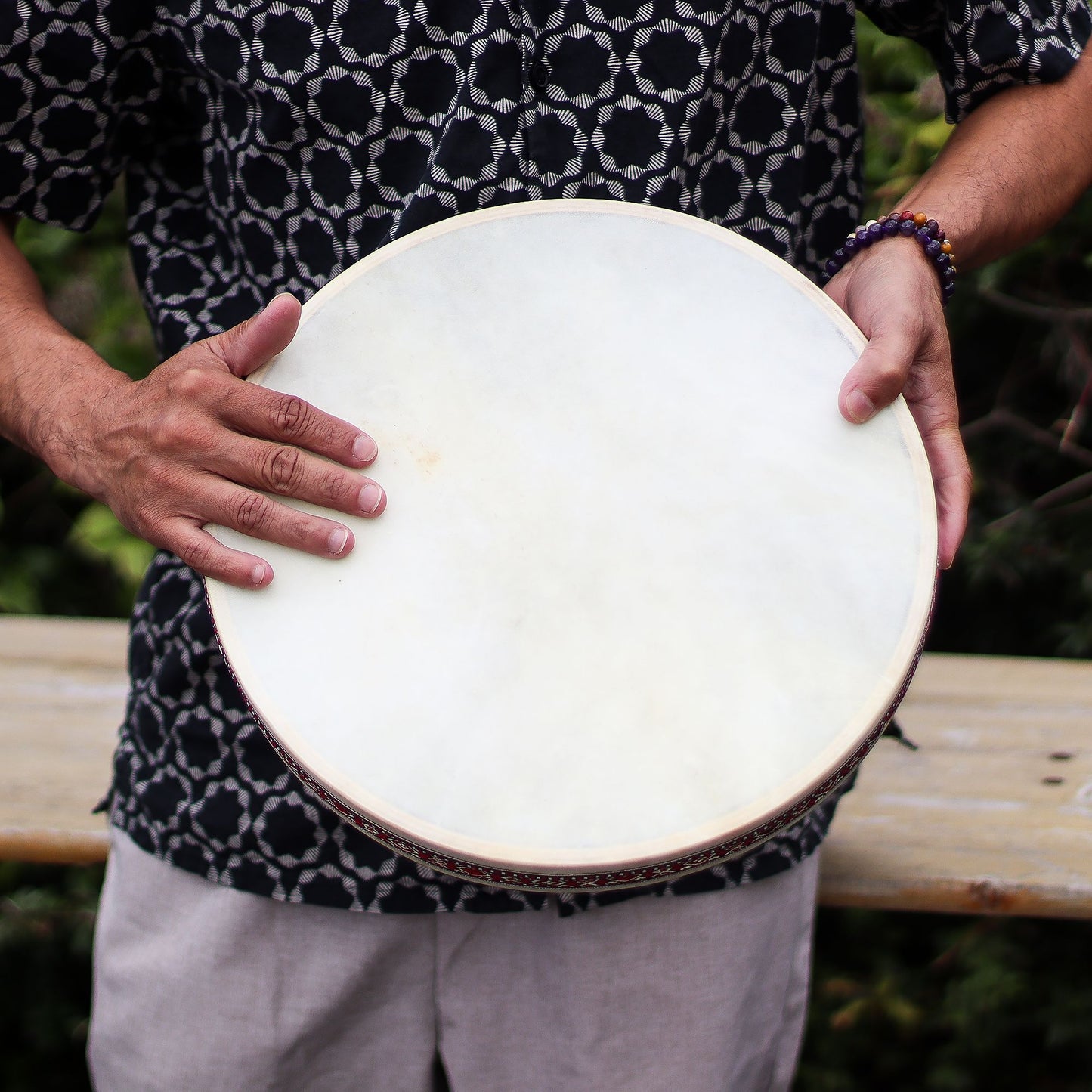 Schamanische Ozean-Trommel für Sound Healing – 35cm
