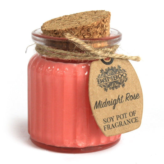 Sojakerze im Glas – Mitternachtsrose | Soy Pot of Fragrance