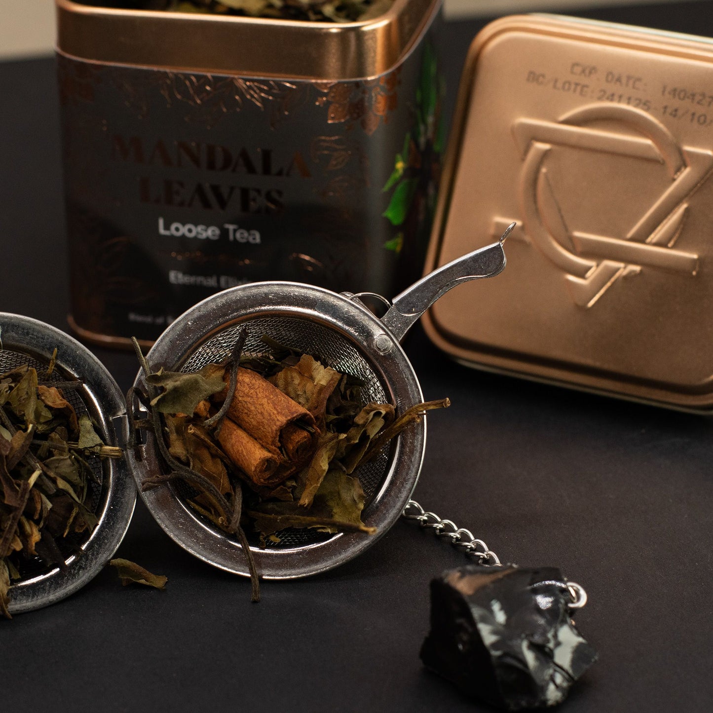 50g Weißtee & Grüntee – Sencha, Zimt & Mandel | Ethernal Elixir (Dose)