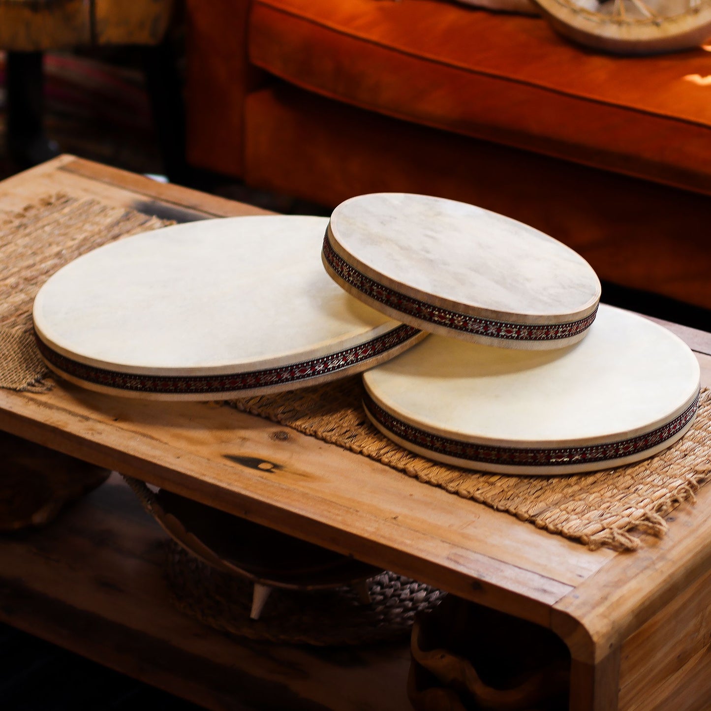 Schamanische Ozean-Trommel für Sound Healing – 35cm