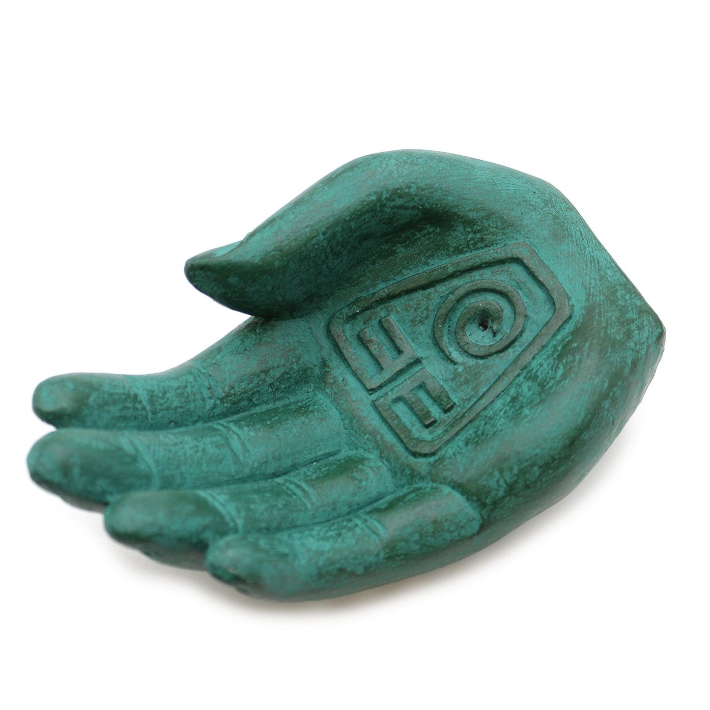 Hand Räucherstäbchen-Halter – Erdschutz (Grün)