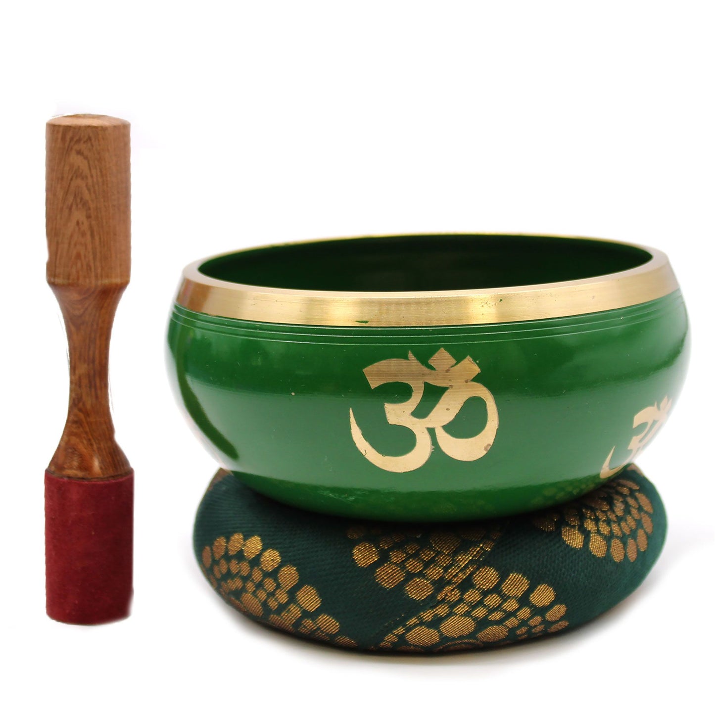 Tibetische Klangschalen-Set Lebensbaum – Grün 14cm (Groß)