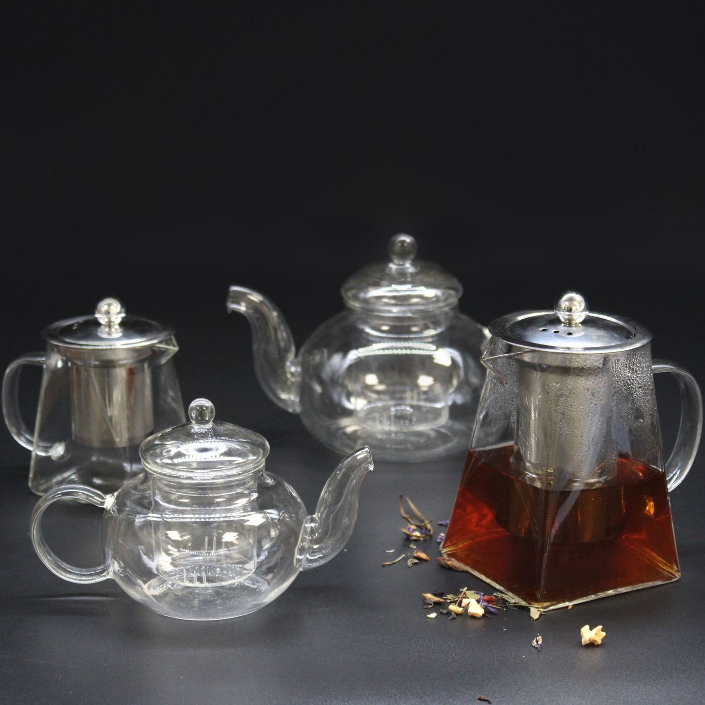 Glas-Teekanne Runde Perle II – 400ml