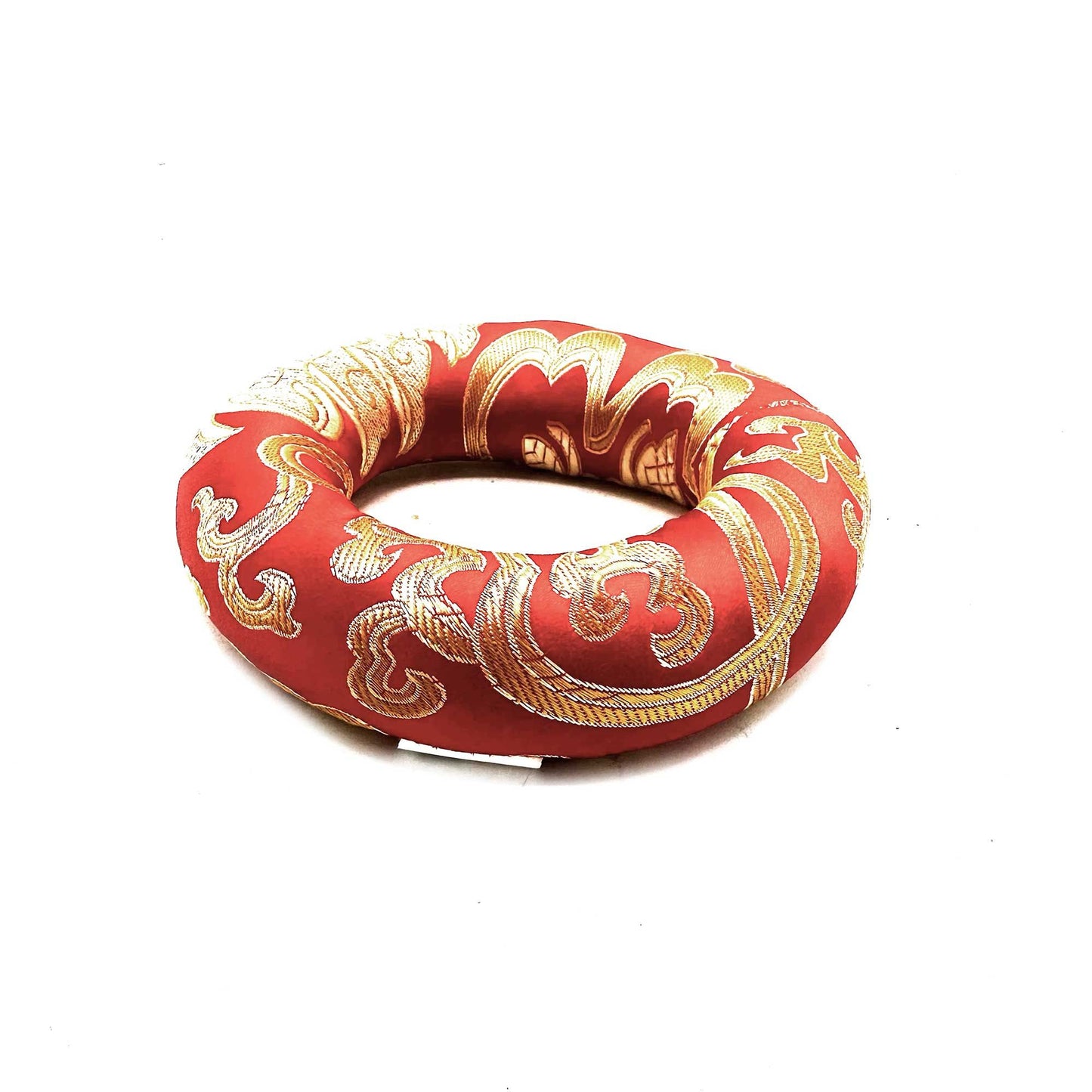 Klangschalen-Ring-Kissen 10cm – Rot (für 12-14cm Klangschalen)
